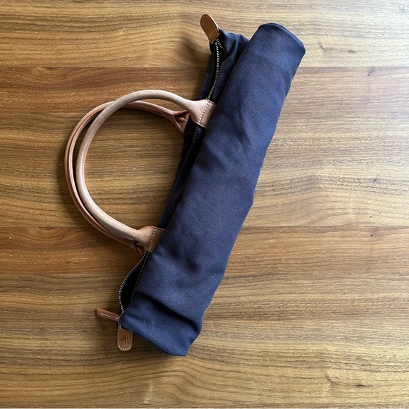 Want Organic for J. Crew - navy tote bag - Picture 2 of 5